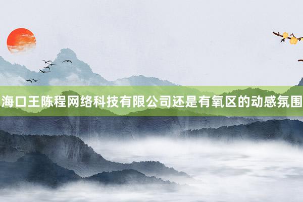 海口王陈程网络科技有限公司还是有氧区的动感氛围